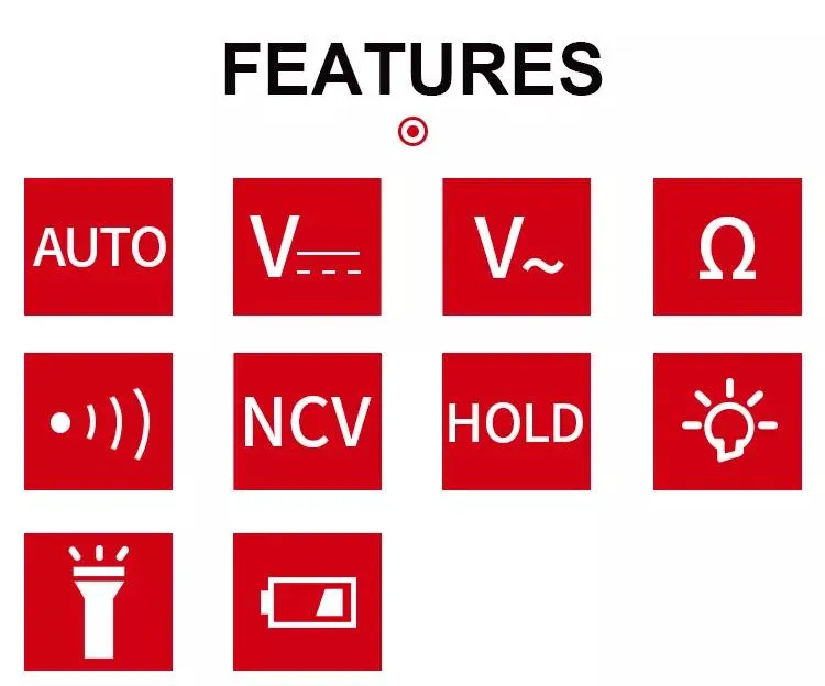 ペン マルチメーター オート レンジング LCD ディスプレイ 6000 カウント ペン